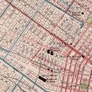 Vintage Map of New Orleans, Louisiana 1897
