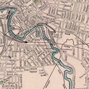 Vintage Map of Cleveland, Ohio 1897