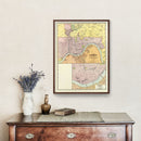 Vintage Map of Cincinnati, Ohio 1897