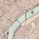 Vintage Map of Toledo, Ohio 1897