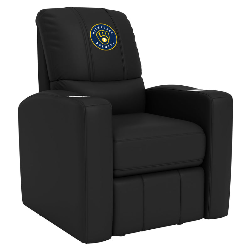 Stealth Recliner with Milwaukee Brewers Primary Logo