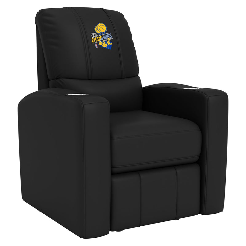 Stealth Recliner with Golden State Warriors 2018 Champions Logo Panel