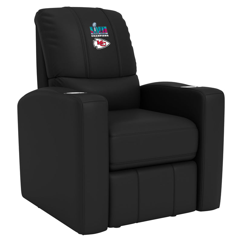 Kansas City Chiefs Super Bowl LVII Champions Logo Stealth Recliner