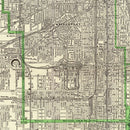 Vintage Map of Chicago, Illinois 1897