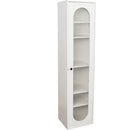 Tall Display Cabinet & Bookshelf with Glass Door by HouseOfZazla