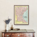 Vintage Map of Milwaukee, Wisconsin 1897