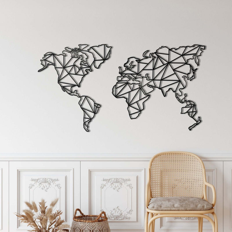 Geometric World Map