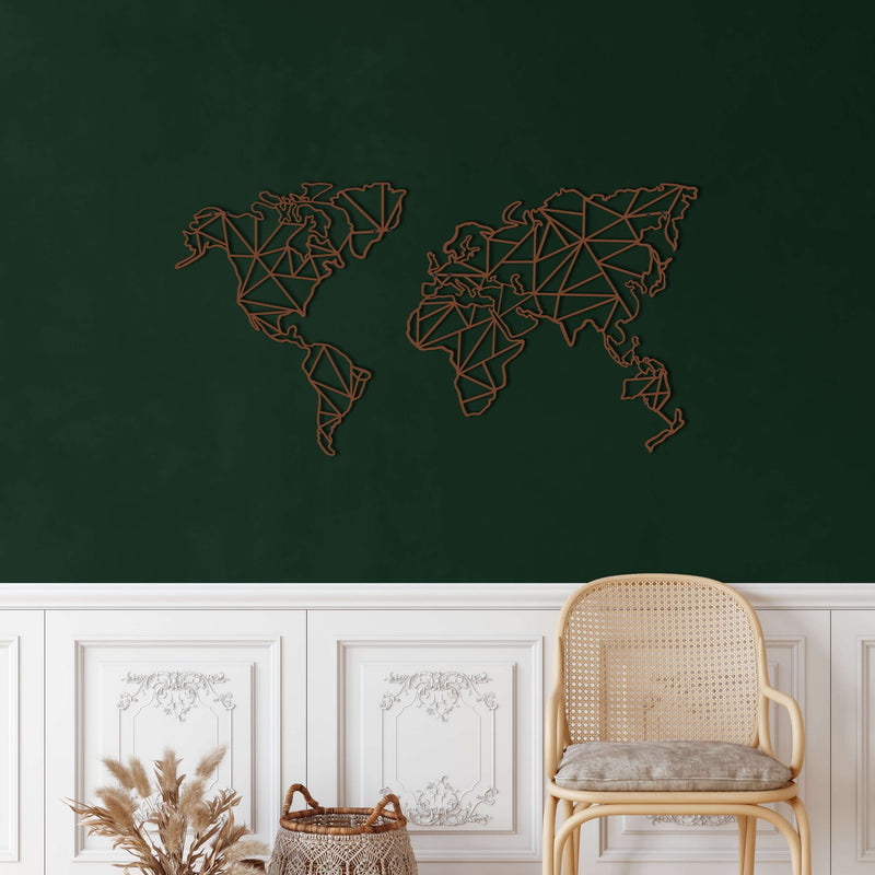 Geometric World Map