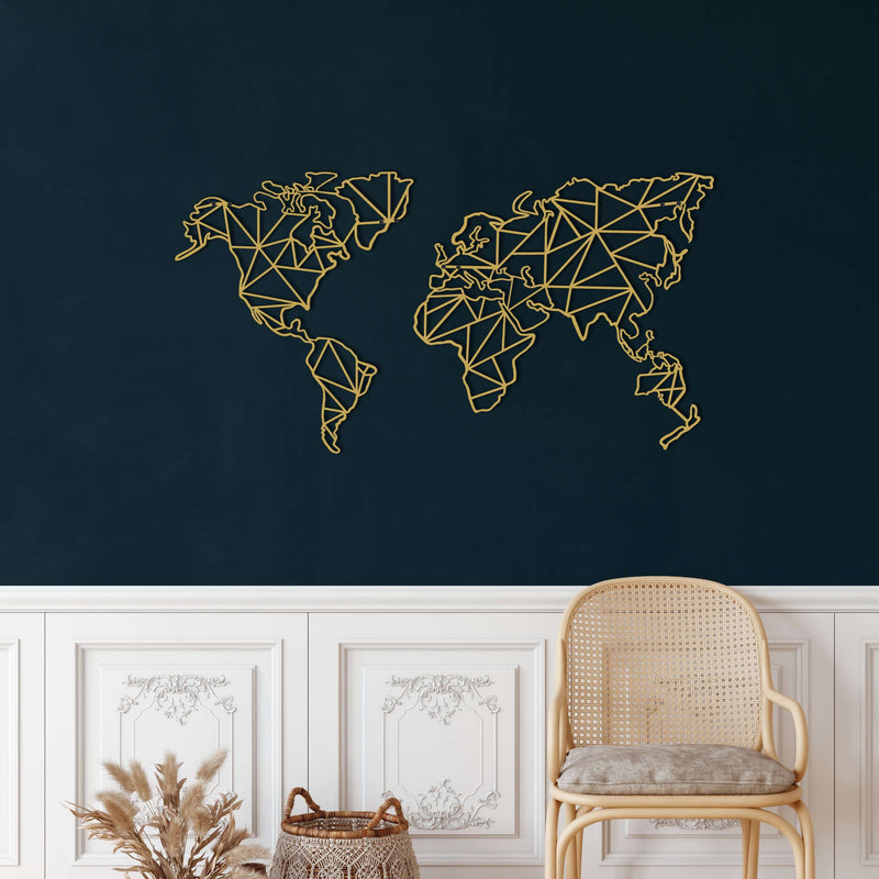 Geometric World Map