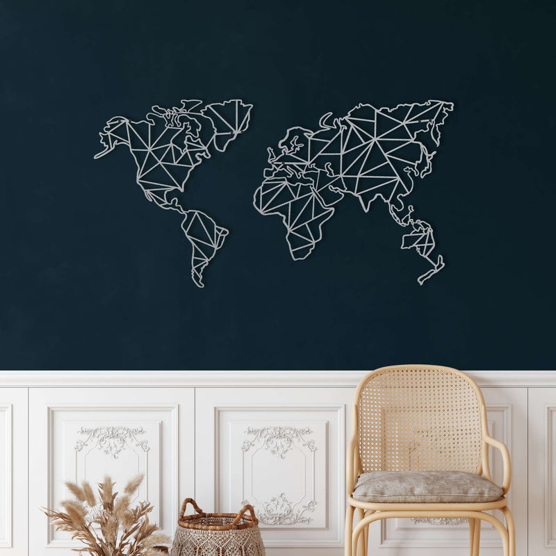 Geometric World Map