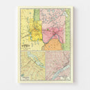 Vintage Map of Saint Paul, Minnesota 1897