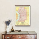 Vintage Map of Saint Joseph, Missouri 1897