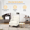 Upholstered Accent Chair Tufted Armchair For Living Room And Bedroom by Unique Piece Furniture