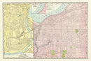 Vintage Map of Kansas City, Kansas 1897