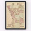 Vintage Map of Stillwater, Minnesota 1874