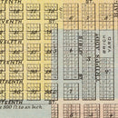 Vintage Map of Hastings, Minnesota 1874