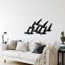 Geese Flock Metal Wall Art