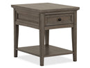 Paxton Place - Rectangular End Table - Dovetail Gray