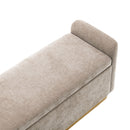 Upholstered Storage Bench With Safety Hinge by HouseOfZazla