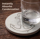 Anchor Drink Coasters by McCarter Coasters