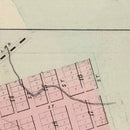 Vintage Map of Carver, Minnesota 1874