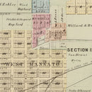 Vintage Map of Mankato, Minnesota 1874