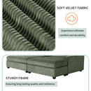 90" Square Arm Sofa with Removable Back Cushions and 2 pillows,Couch for Living Room, Office, Apartment