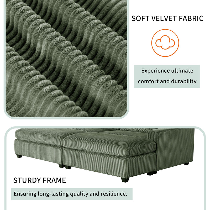 90" Square Arm Sofa with Removable Back Cushions and 2 pillows,Couch for Living Room, Office, Apartment