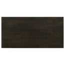 Rachelle 3-piece Rectangular Coffee Table Set Deep Merlot