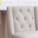 Vienna Contemporary Fabric Tufted & Wingback Counter Stools (Set of 2) by HouseOfZazla