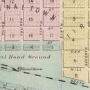 Vintage Map of Janesville, Minnesota 1874