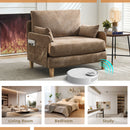 Mid Century Modern Foldable Sofa Bed, 3 In 1 Convertible Sleeper With 3 Pillows by HouseOfZazla