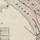 Vintage Map of Sauk Centre, Minnesota 1874