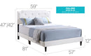 Button Tufted Bed Charming For Cozy Spaces by HouseOfZazla