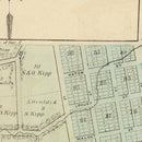 Vintage Map of Glencoe, Minnesota 1874