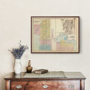 Vintage Map of Litchfield, Minnesota 1874