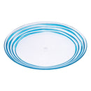 Designer Swirl Acrylic Dinner Plates (Set of 4) by HouseOfZazla