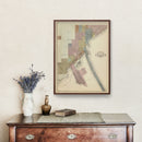 Vintage Map of Duluth, Minnesota 1874