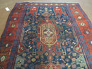 4' X 10' Antique Handmade Turkish Floral Tribal Oriental Wool Rug