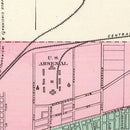 Vintage Map of Columbus, Ohio 1872