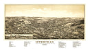 Vintage Map of Merrimac, Massachusetts 1889