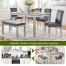 Dining Table Set, Table With A Rectangular Table And Upholstered Chairs by HouseOfZazla