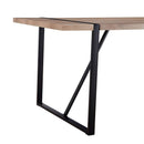 Modern Dining Table With Metal Legs For 4 - 6 Person by Unique Piece Furniture