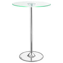 Indra - LED Bistro Table - Chrome