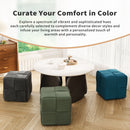 Modern Ottoman Foot Rest With Woven Design by HouseOfZazla