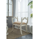 Harlow - Bench, Farmhouse / French Country Style Vanity Chair - Beige / White by HouseOfZazla