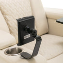 270 Degree Swivel Power Recliner With Tray Table, Phone Holder, Cup Holder, USB Port by HouseOfZazla