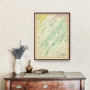 Vintage Map of Harpswell, Maine 1894