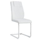 Modern Dining Chairs With Padded Seat, Metal Legs by Unique Piece Furniture