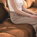Modern Sofa & Pillows, Textured Cover, High Rebound Cushions by HouseOfZazla